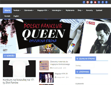 Tablet Screenshot of fanklub.queen.pl