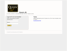 Tablet Screenshot of lon.queen.dk